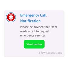 Emergency Call <br>Notification